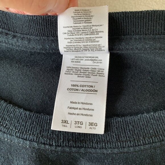 Motorcycle Mens T-Shirt 3XL Long American Dream Milwaukee Pin Up USA Gildan - Picture 7 of 7